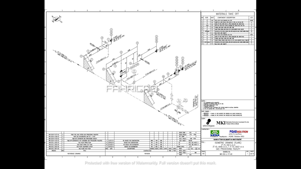 CAD Drawing - Pembuatan Gambar AutoCAd Isometrik + MTO ( Material Take Off ), Editing Piping Plan, juga P&ID - 10