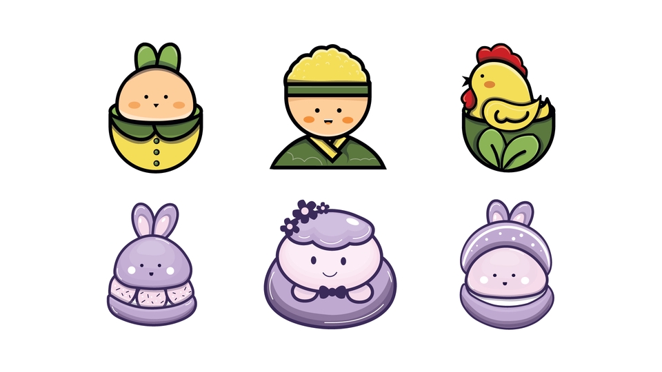 Logo - Desain Logo Karakter Imut, Lucu, dan Unik - 6
