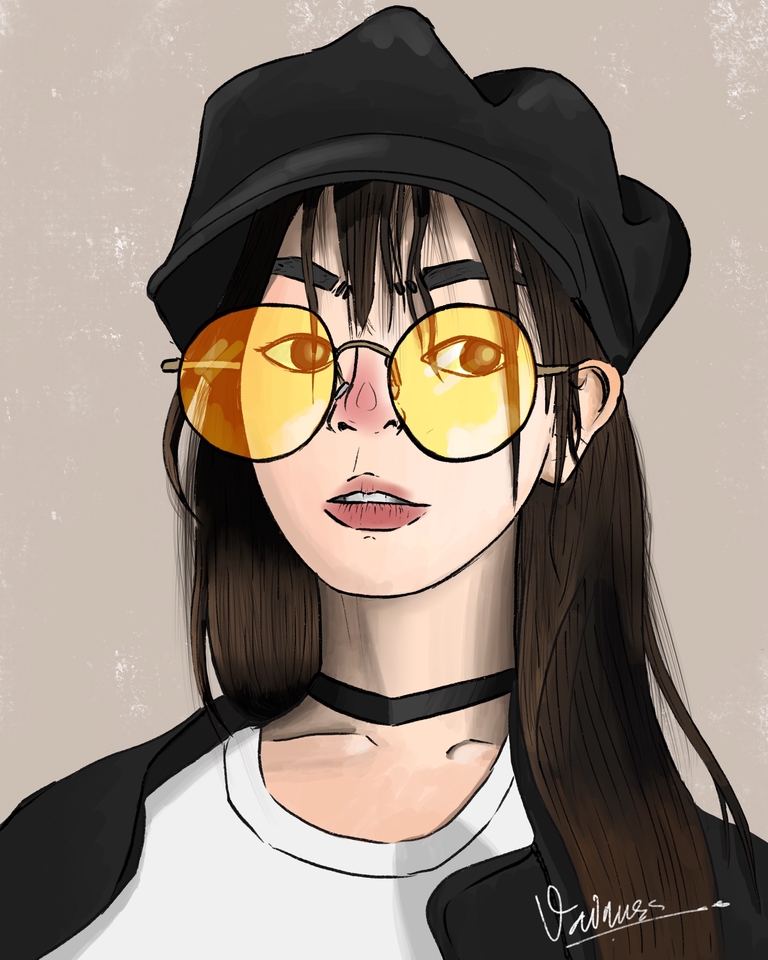 Gambar Potret - Ilustrasi Portrait (DIGITAL HAND DRAWING) - 3