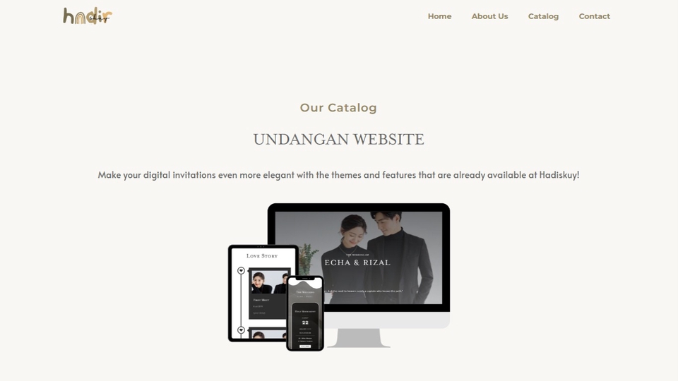 Jasa Buat Kartu Ucapan dan Video Ucapan - Undangan Pernikahan Digital - Website (Dengan Foto)