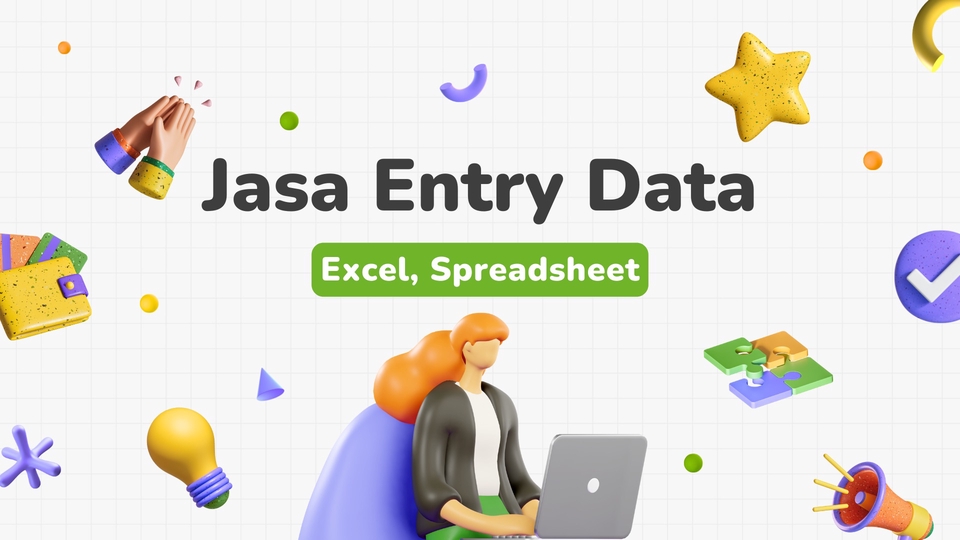 Jasa data entry online freelance menggunakan excel. Pengumpulan data, input data, entri data, merangkum data.