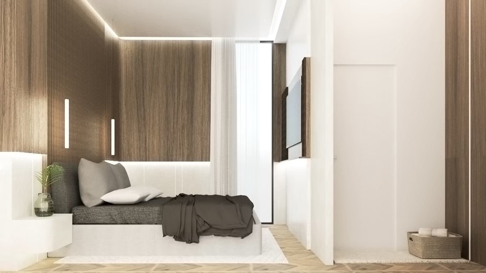 ทำโมเดล 3D - ออกแบบอาคาร / ขึ้นโมเดล3D/ render / เขียนแบบ - 5