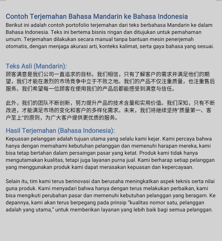 Penerjemahan - Penerjemahaan Bahasa China Ke Bahasa Indonesia - 3