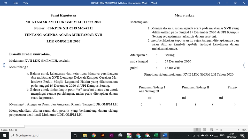 Pengetikan Umum - PENGETIKAN DOKUMEN, SPREADSHEET, POWERPOINT, KONVERSI FILE, DLL-Insha Allah Amanah dan Rapi - 2