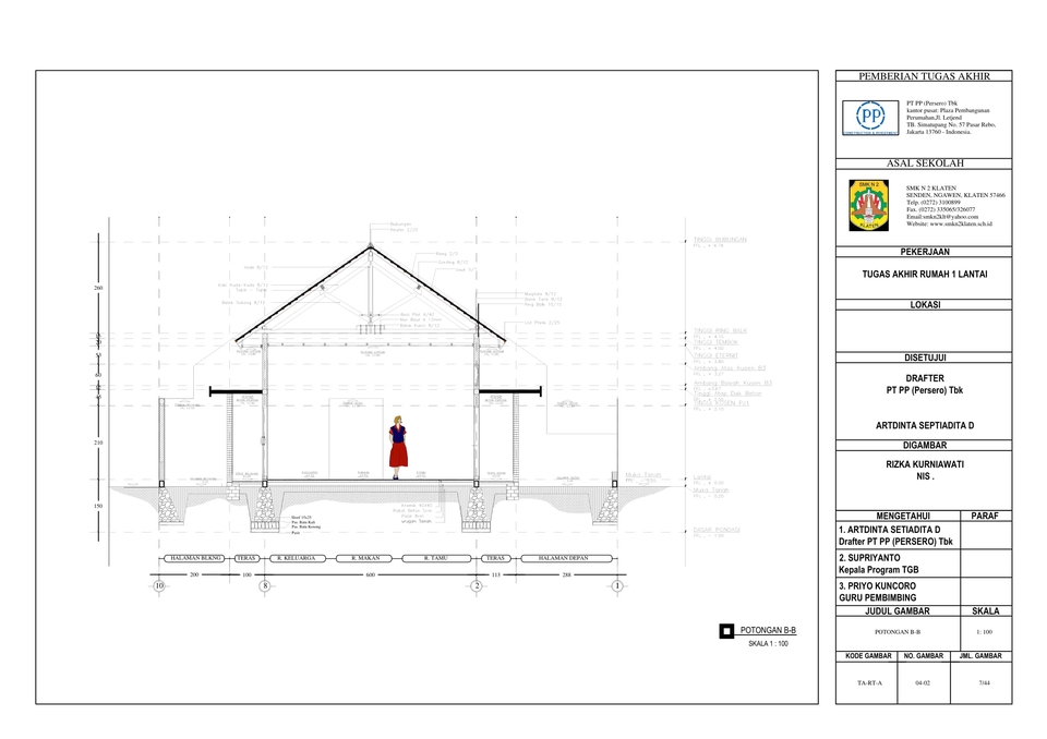 CAD Drawing - GAMBAR 2D DAN 3D SEMUA BANGUNAN - 9