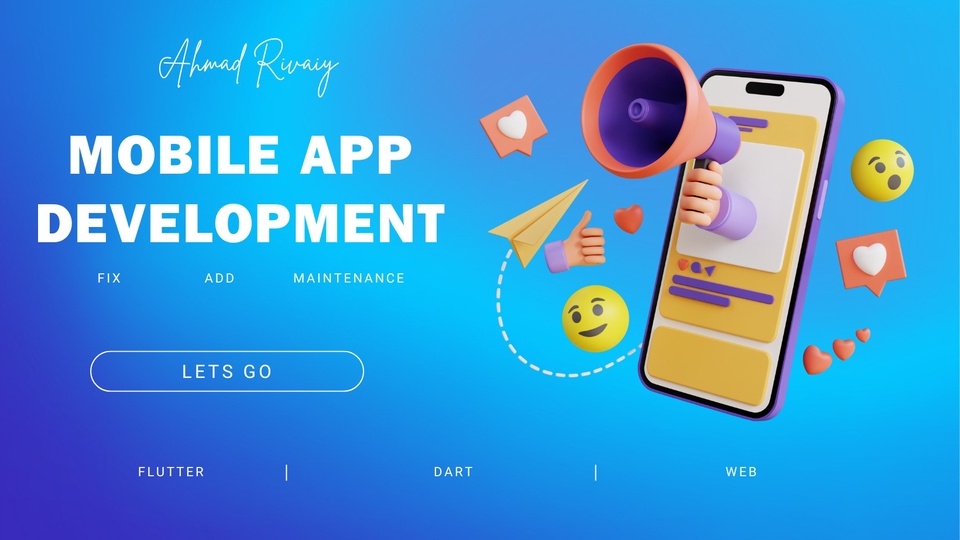 Jasa Pembuatan & Pengembangan Aplikasi Android - Penambahan Fitur, Perubahan Fitur, dan Maintenance Aplikasi Berbasis Flutter