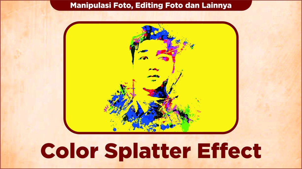 Jasa edit foto online, efek percikan warna, edit foto produk, photoshop.