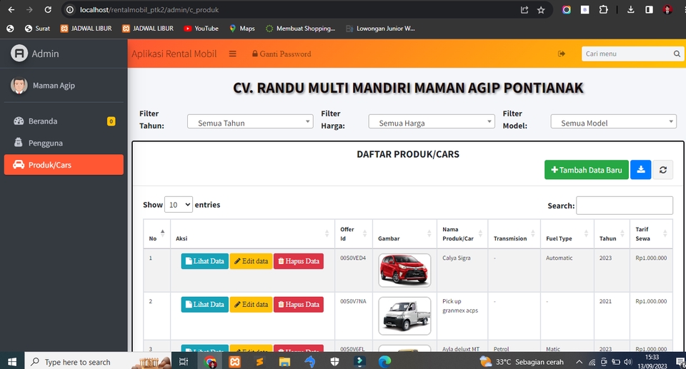 Web Development - Jasa Membuat Website (POS, Pengelolaan dll) Menggunakan Framework Codeigmiter 3 - 13