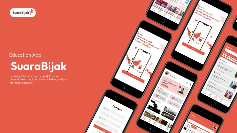 Jasa pembuatan website profesional dan modern SuaraBijak. Desain website responsif untuk bisnis Anda.