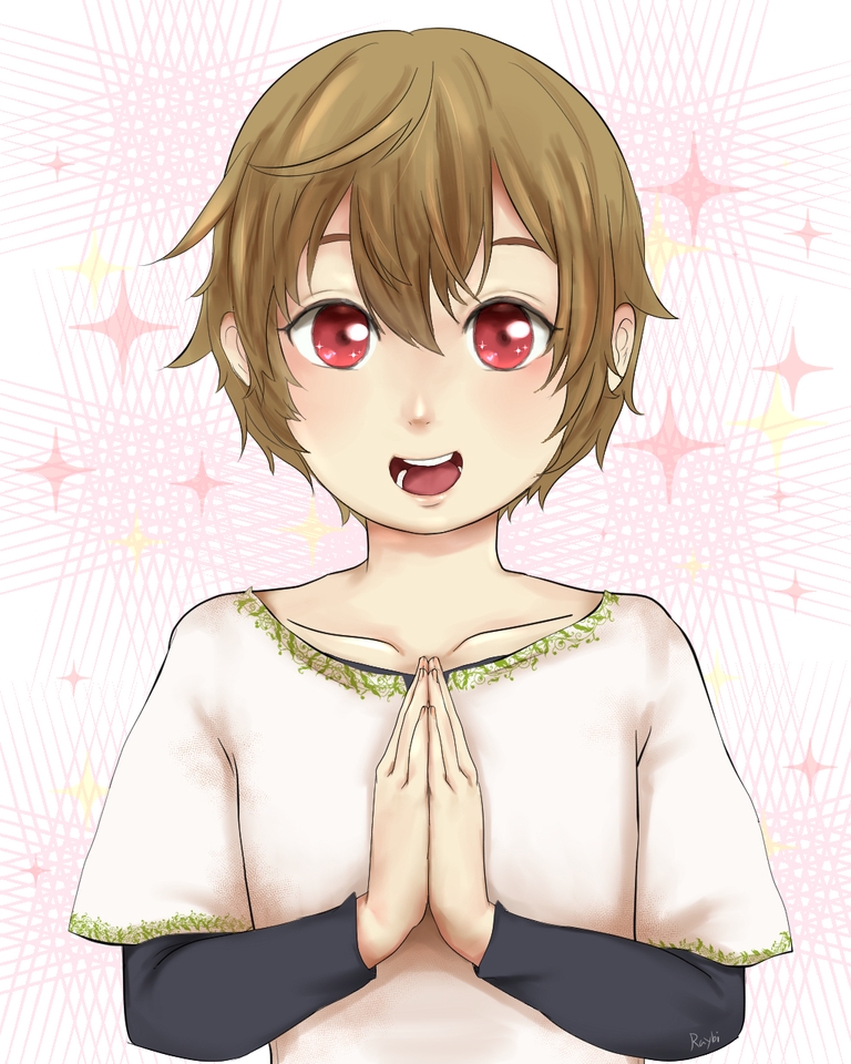 วาดแฟนอาร์ต - วาดรูปออกแบบตัวละคร Digital art - 5