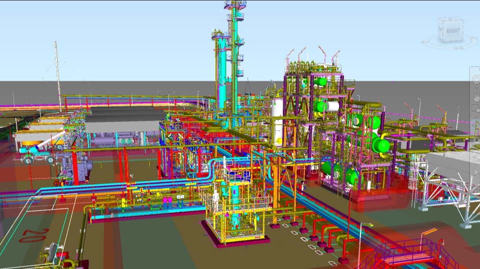 เขียนแบบวิศวกรรมและออกแบบโครงสร้าง - ออกแบบ เขียนแบบ 2D 3D งานระบบท่อ Oil&Gas - 1