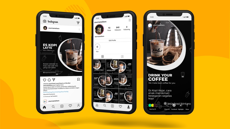 Banner Online - Desain Instagram Feeds & Story Untuk Berbagai Akun Instagram Bisnis - 2