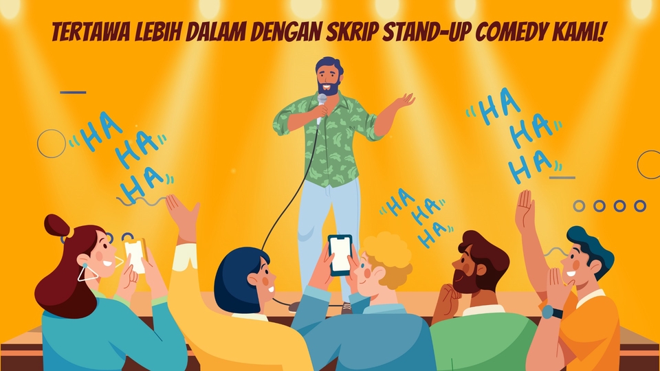 Penulisan Konten - JASA PEMBUATAN SCRIPT STAND UP COMEDY - 1