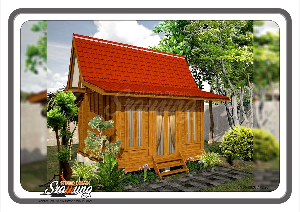 3D & Perspektif - DESAIN RUMAH TRADISIONAL JAWA,BERPENGALAMAN LEBIH DARI  5TH - 2