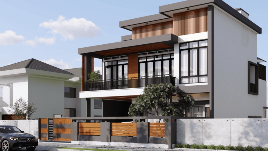 3D & Perspektif - Jasa Desain Bangunan Profesional & Terpercaya - Rumah Tinggal,Perumahan,Toko,Ruko,Rumah KOS,Cafe - 1