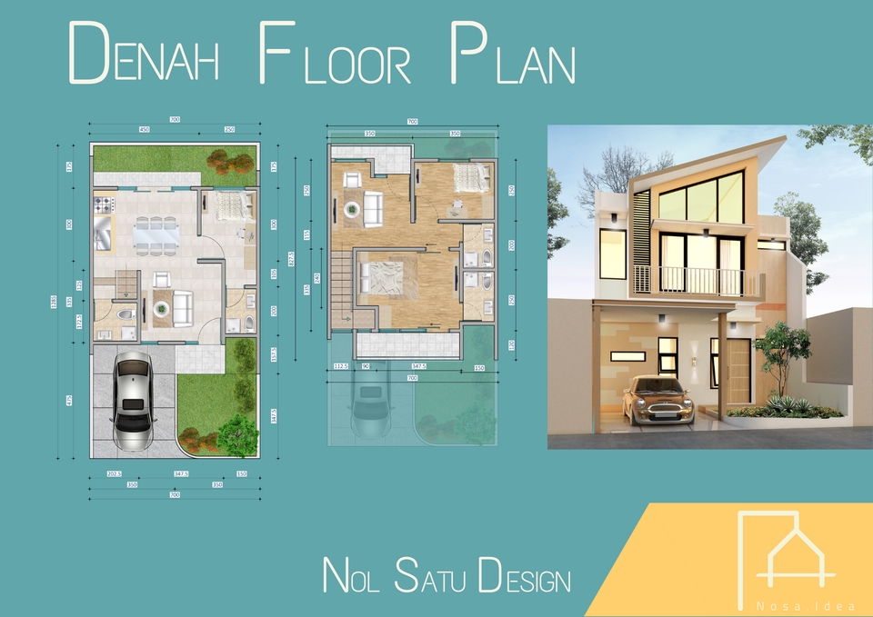 CAD Drawing - Jasa Desain Rumah Tinggal/Bangunan,Drafter,3D,RAB,Animasi - 6