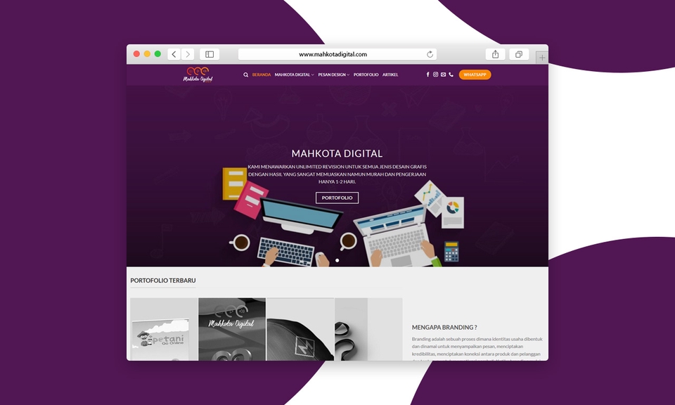 Web Development - Wordpress Website Profile Murah - 4