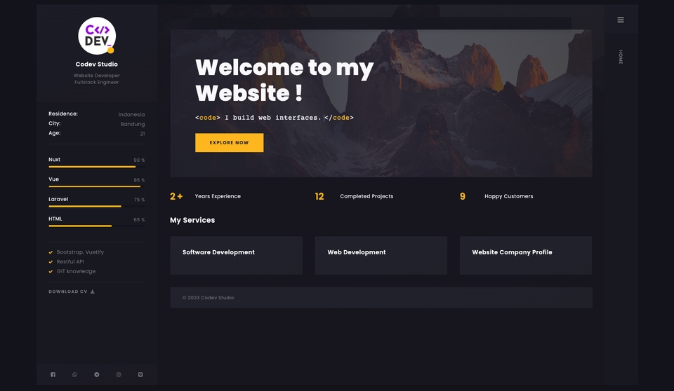 Web Development - Jasa Pembuatan Website : Tugas Kuliah, Slicing HTML, Landing Page - 3