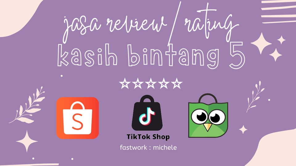 Memberi Review - Jasa Review Rating & Memberi ulasan pada aplikasi marketplace - 1