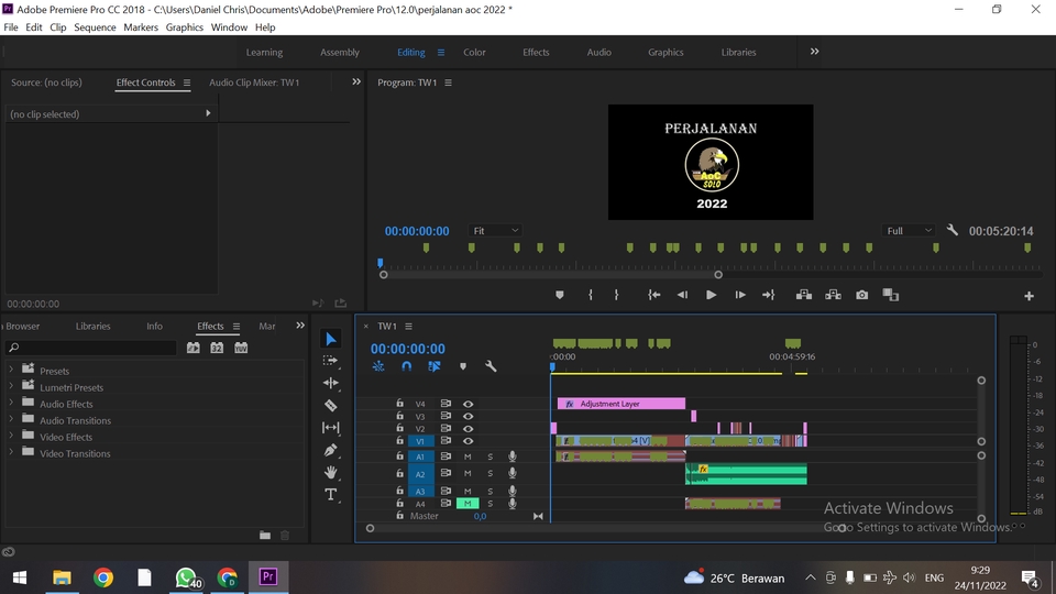 Video Editing - Video Editing (1 hari jadi) - 2