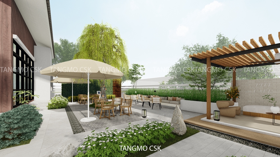 รับจัดสวน รับตกแต่งสวน บริการออกแบบภูมิทัศน์ รับออกแบบสวน