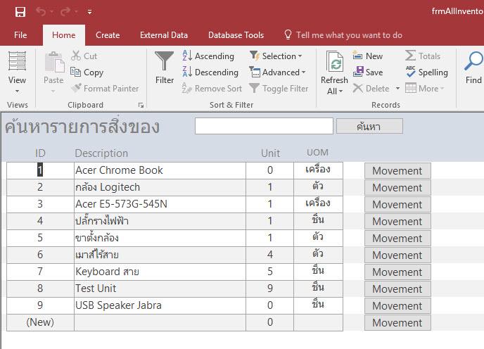 Desktop Application - รับพัฒนาฐานข้อมูลด้วย Access หรือ Excel หรือ SQL Server ให้ใช้งานแบบ Online - 4