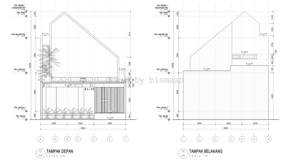 CAD Drawing - Gambar Kerja/DED/Cad Drawing Arsitektural - 9