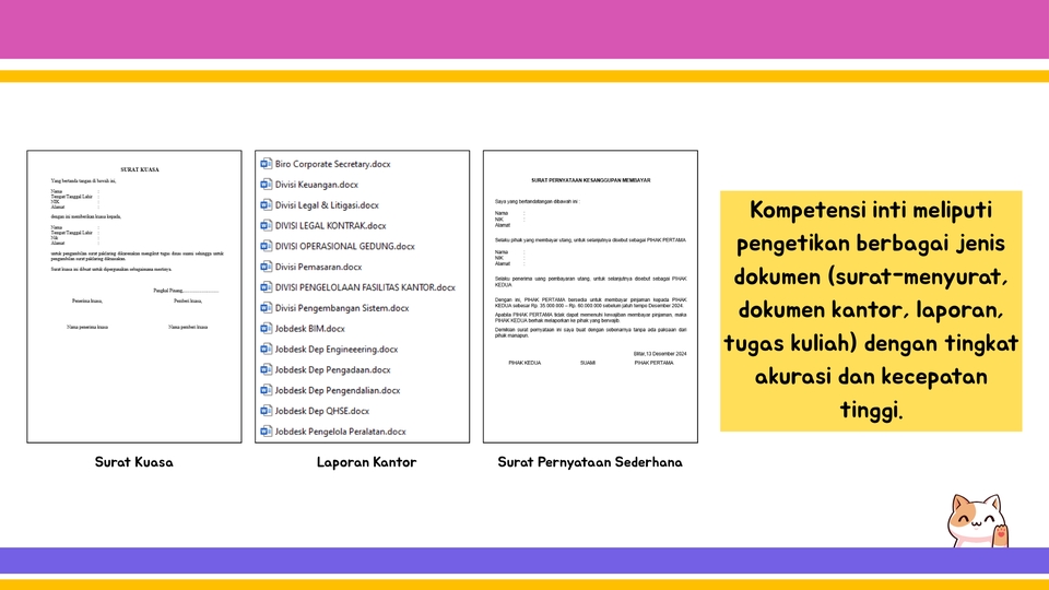 Pengetikan Umum - Pengetikan Cepat & Akurat: Tugas Umum, Laporan Kantor hingga Data Nasional - 1 Hari Jadi! - 4