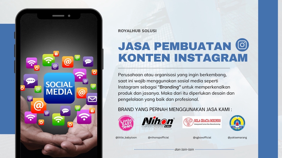 Digital Marketing - Kelola Feed Desain + Copy Writing Instagram  - 1