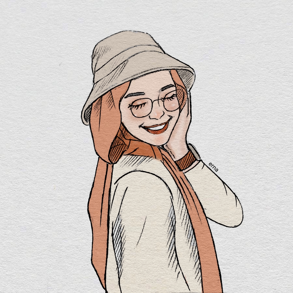 Gambar dan Ilustrasi - Ilustrasi wajah dengan Cartoon Style - 2