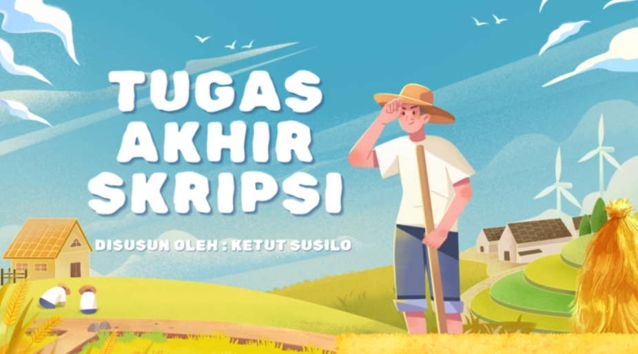 Jasa pembuatan presentasi powerpoint skripsi dengan desain slide presentasi yang menarik dan profesional.