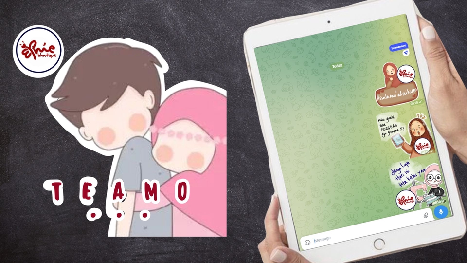 Stiker LINE - BRANDING STICKER UNTUK whatsapp, telegram,instagram,line - 5