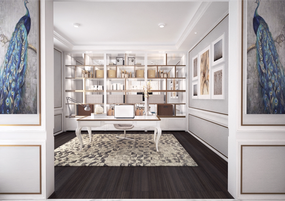3D & Perspektif - Interior Design Konsep Classic Modern - 6