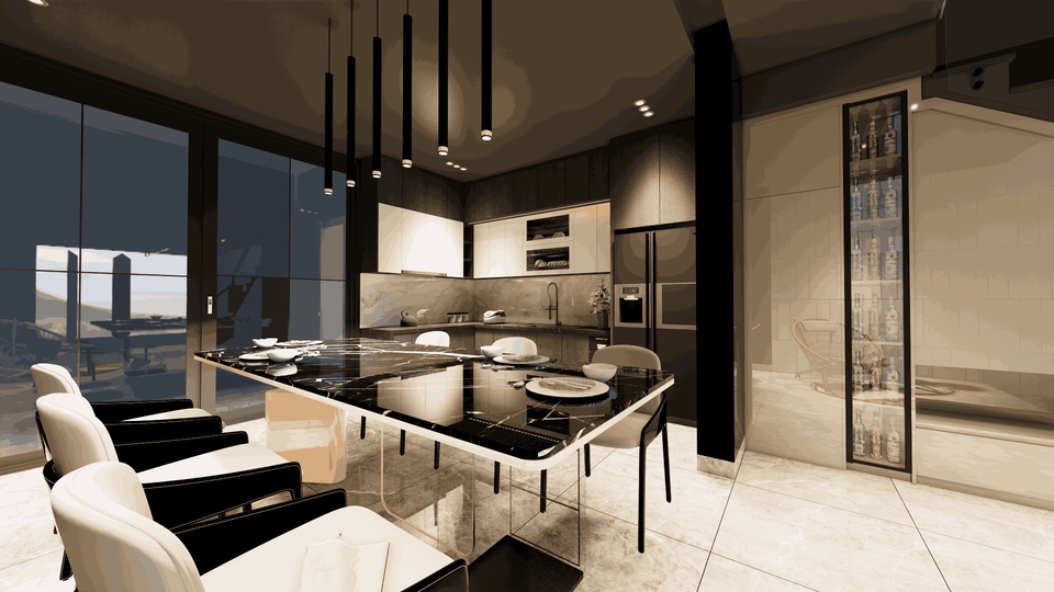 ออกแบบตกแต่งภายในและภายนอก - 3D Perspective  Interior Design  - 15