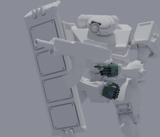 รับทำโมเดล3Dหุ่นยนต์ 3D model หุ่นยนต์ โมเดล3มิติ