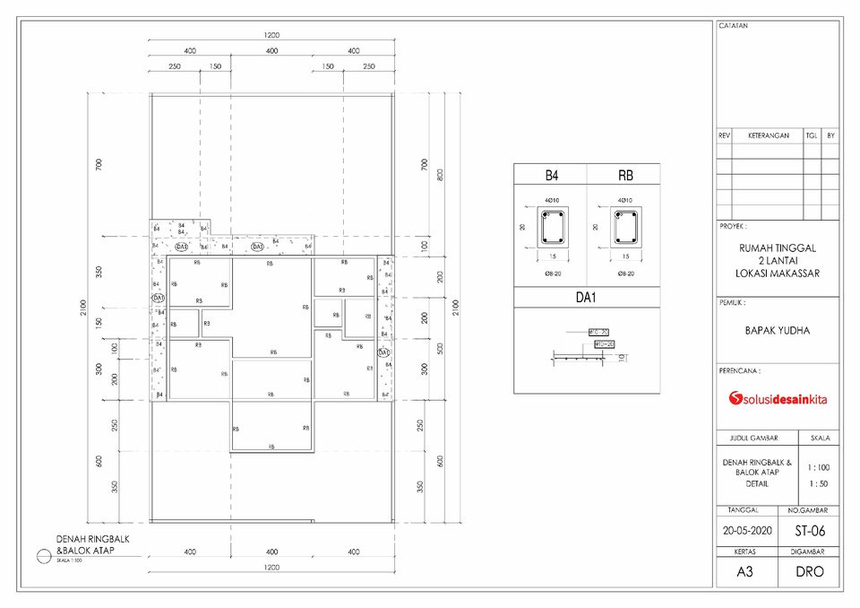 CAD Drawing - GAMBAR KERJA PROFESIONAL - 30