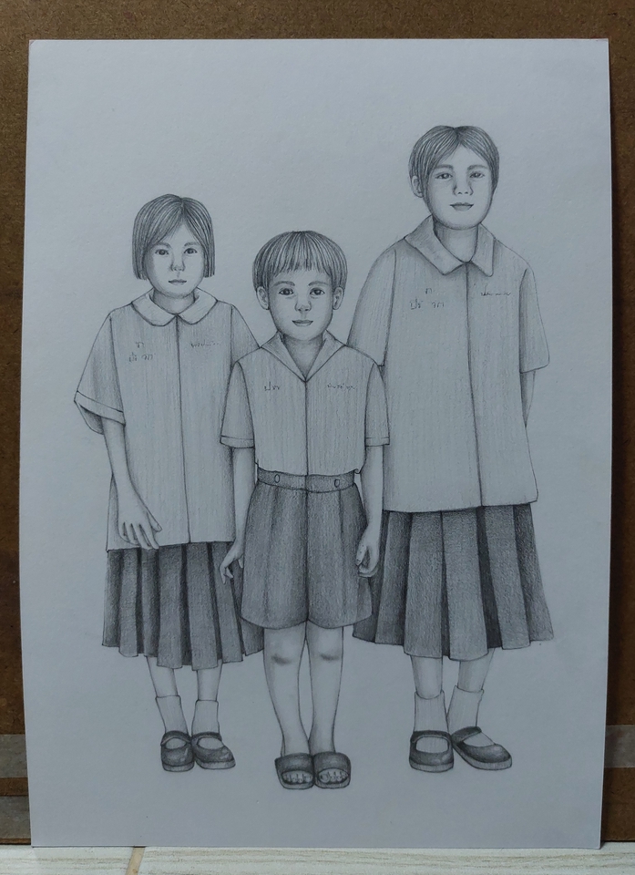 วาดภาพเหมือน Portrait - รับวาดภาพเหมือน(คน/สัตว์) - 7