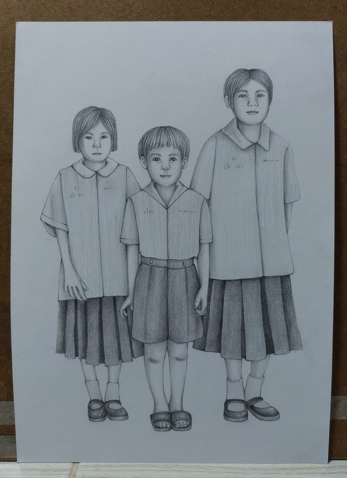 วาดภาพเหมือน Portrait - รับวาดภาพเหมือน(คน/สัตว์) - 6