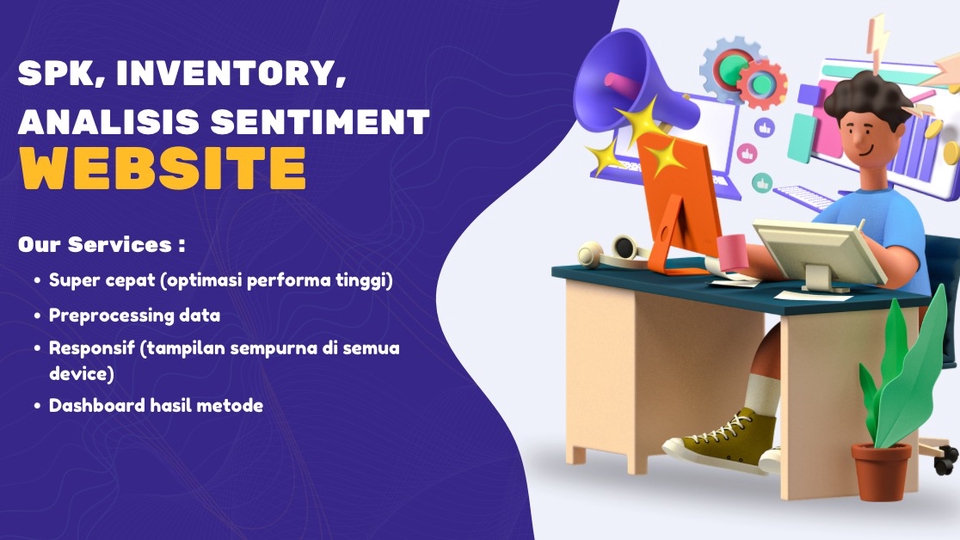 Jasa Lainnya - Joki Skripsi IT (Analisis Sentimen, Management Inventory, dan SPK) - 1