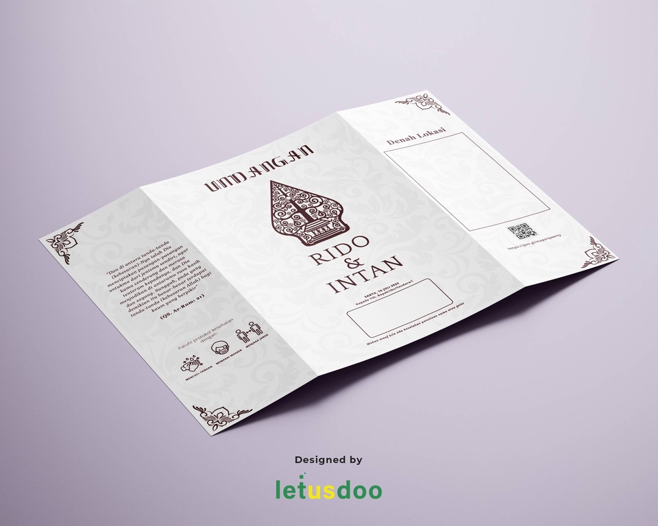 Kartu Ucapan & Video - Desain Undangan, Ucapan Simpel & Elegan (BISA 1 HARI JADI) - 7