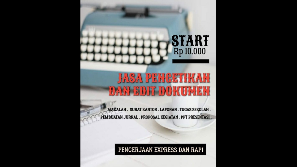 Jasa Pengetikan dan Edit Dokumen