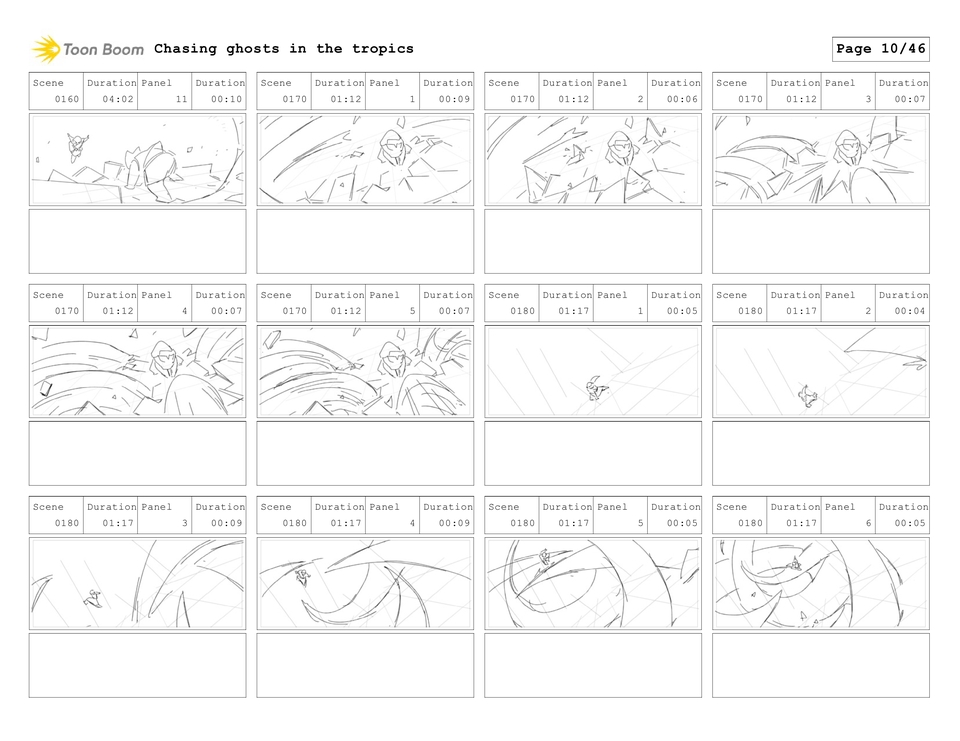 วาด/ออกแบบสตอรี่บอร์ด - รับวาด Storyboard/ Beatboard/ Animation/ Movie - 12