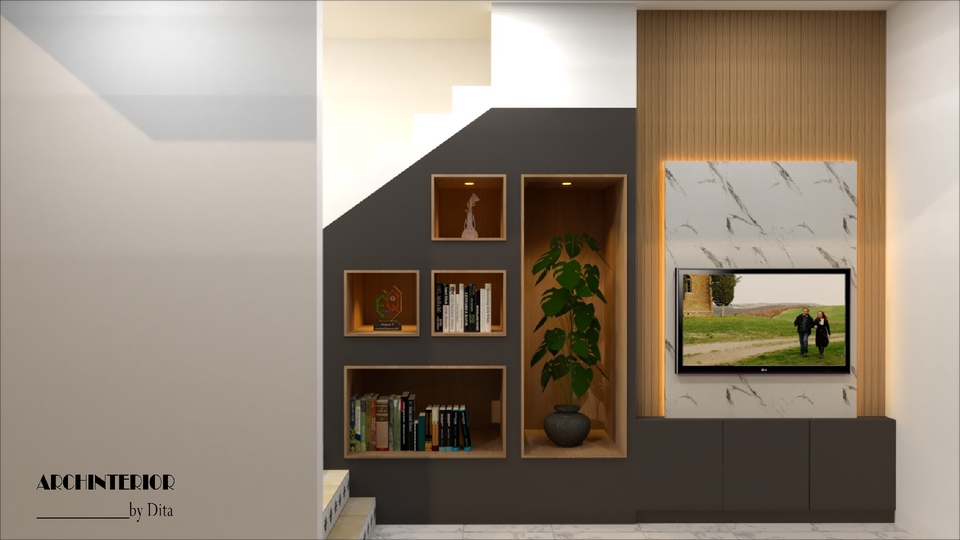 3D & Perspektif - Desain Interior Rumah, Kantor, Cafe - 11