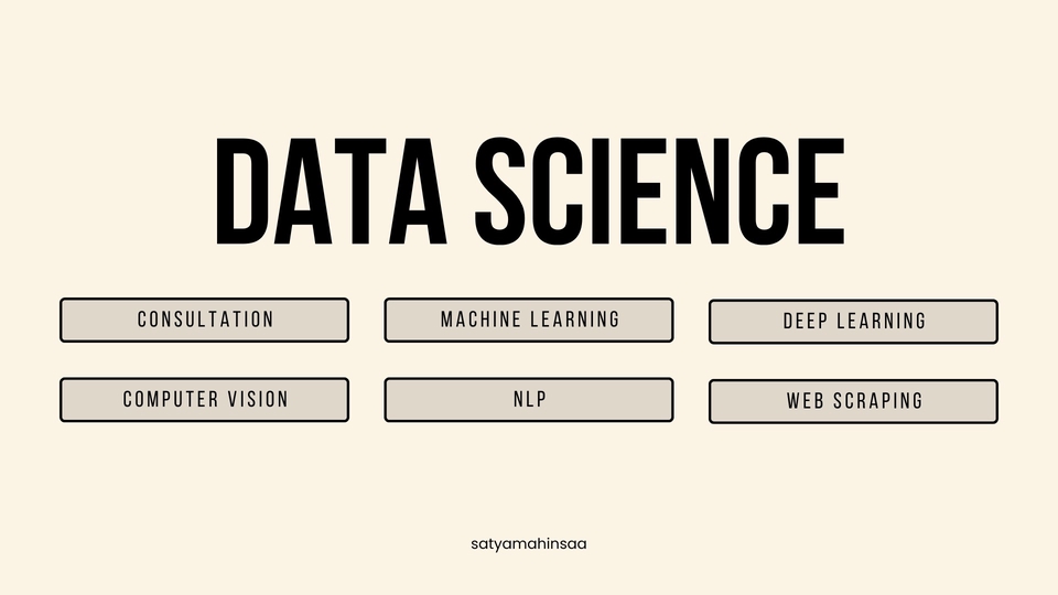 Jasa Analisis Data Statistik untuk Data Science, termasuk Machine Learning, Deep Learning, NLP, Computer Vision, dan Web Scraping.