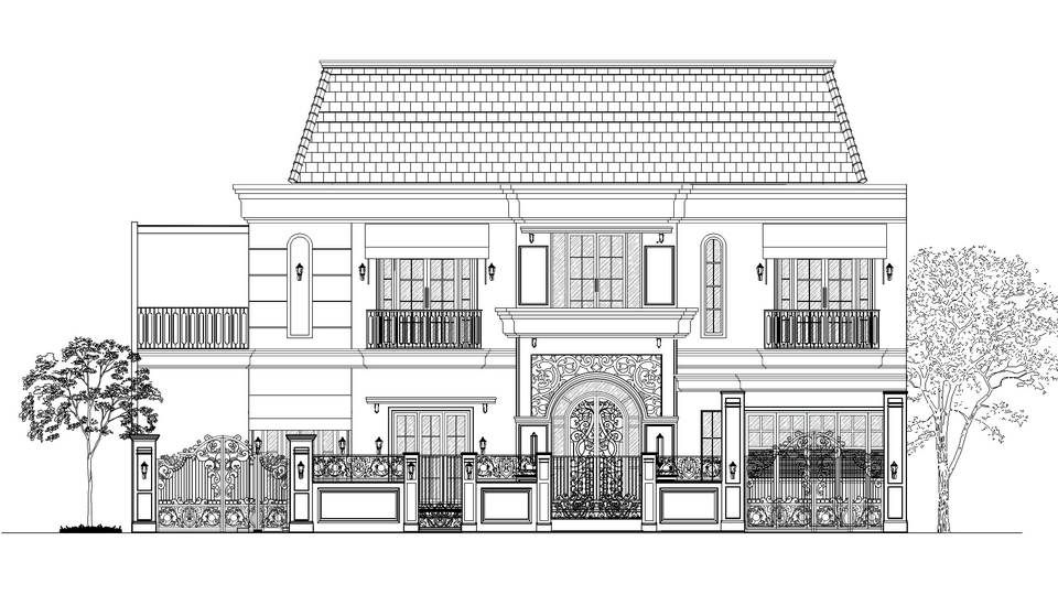 CAD Drawing - Jasa Gambar Kerja DED LENGKAP - 1