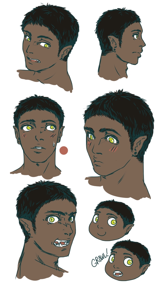 Desain Karakter - Ilustrasi Karakter Chibi dan Headshot Bergaya Komik Unik - 4