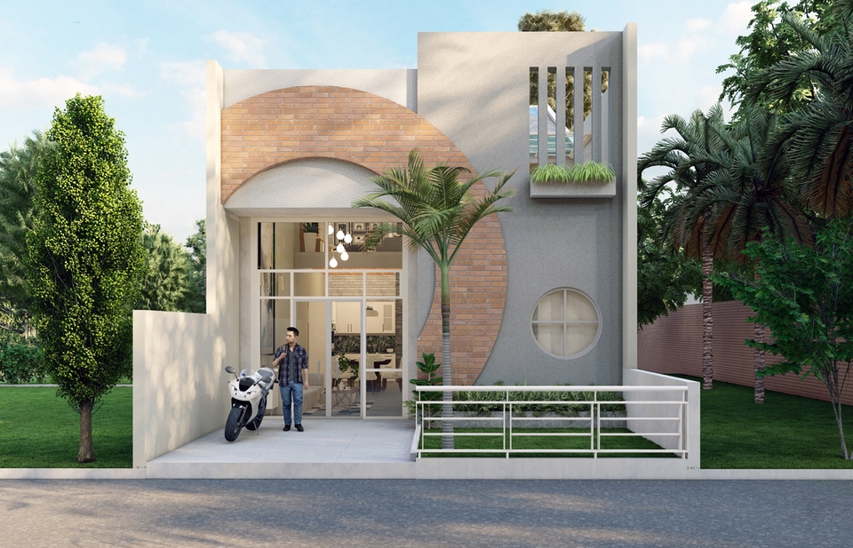 3D & Perspektif - RENDERING FASADE EKSTERIOR - 5