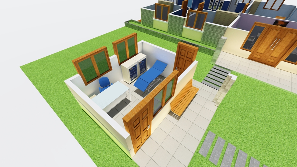 3D & Perspektif - RE-Design, 3D Design For Home, Booth & Park - - 4