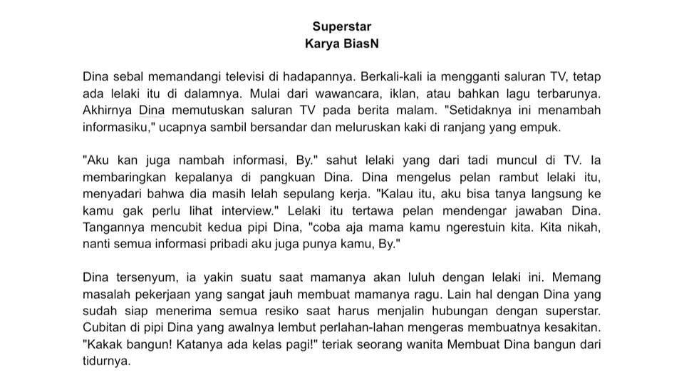 Penulisan Konten - Jasa Menulis Cerita (Cerita Pendek, Cerita Mini, Cerita Panjang) dengan Kualitas di atas Harga - 2