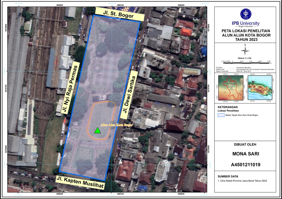 Layout Peta Informatif Pembuatan Peta GIS Profesional untuk Berbagai Kebutuhan